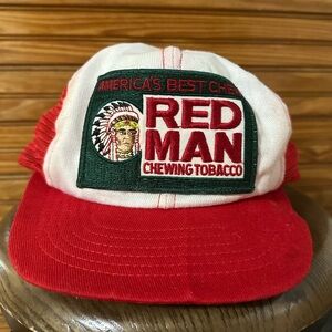 Vintage Red Man trucker hat
